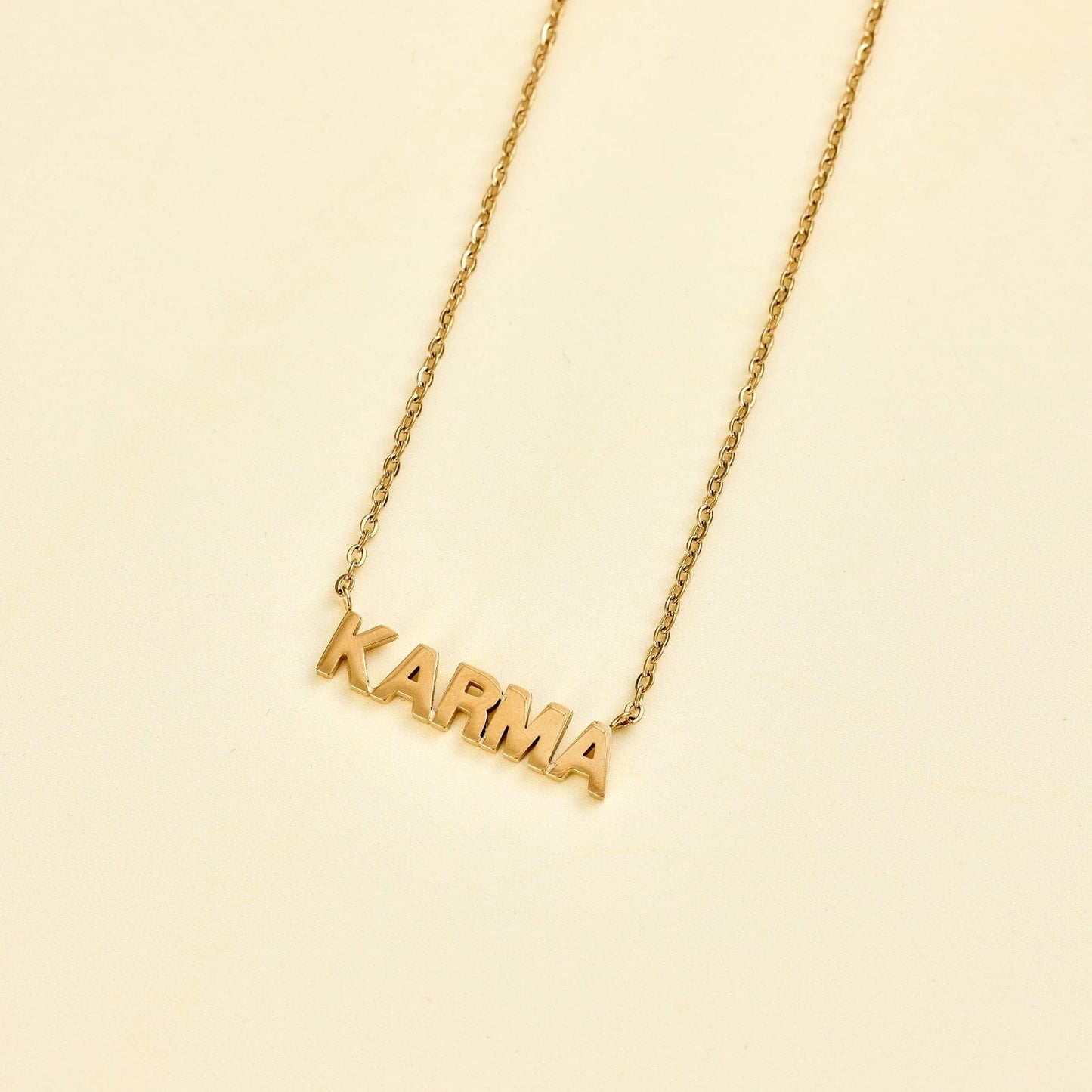 Block Letter Necklace