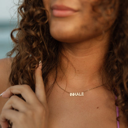 Block Letter Necklace